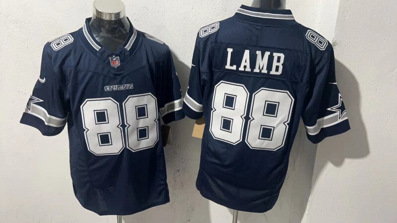 Dallas Cowboys #88 CeeDee Lamb Style 9 Football Jersey football jersey product view 1