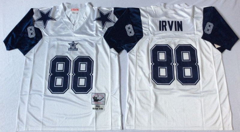 Dallas Cowboys #88 Michael Irvin Throwback Style 1 Football Jersey football jersey product view 1