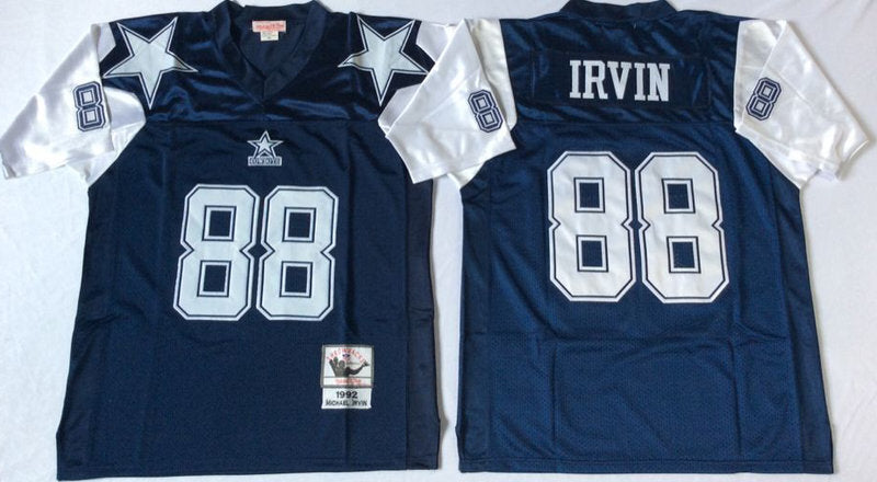 Dallas Cowboys #88 Michael Irvin Throwback Style 2 Football Jersey football jersey product view 1