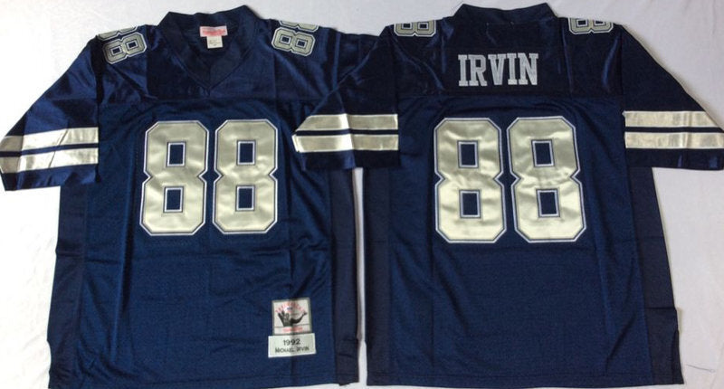 Dallas Cowboys #88 Michael Irvin Throwback Style 3 Football Jersey football jersey product view 1
