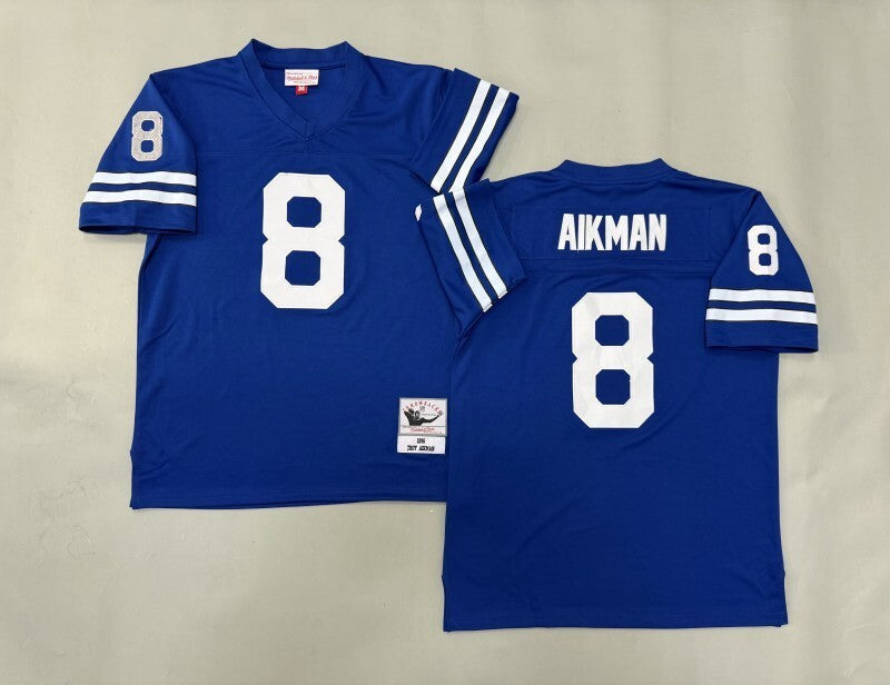 Dallas Cowboys #8 Troy Aikman Dallas Cowboys (10)_[1] Football Jersey football jersey product view 1