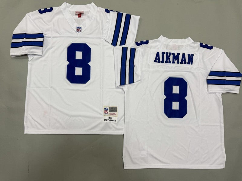 Dallas Cowboys #8 Troy Aikman Dallas Cowboys (5)_[1] Football Jersey football jersey product view 1