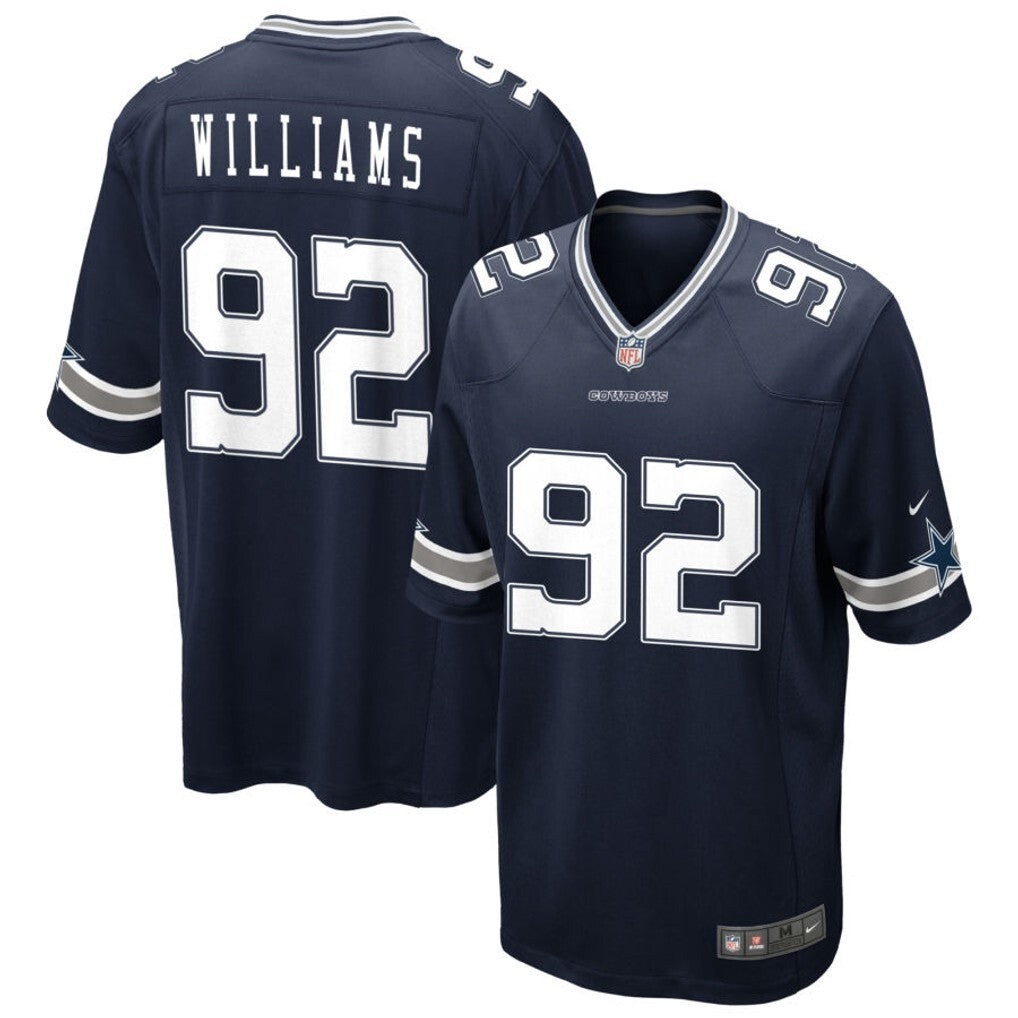 Dallas Cowboys #92 Quinnen Williams Style 3 Football Jersey football jersey product view 1