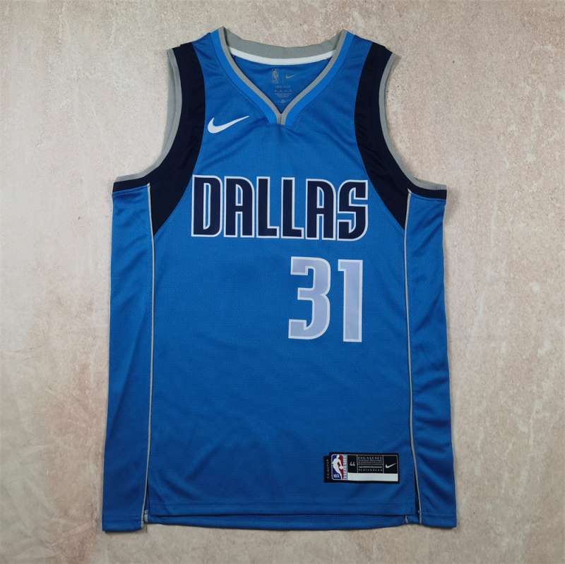 Dallas Mavericks #31 Klay Thompson Hot Press Mavericks 31 Blue s-xxl Style 2 Basketball Jersey basketball jersey product view 1
