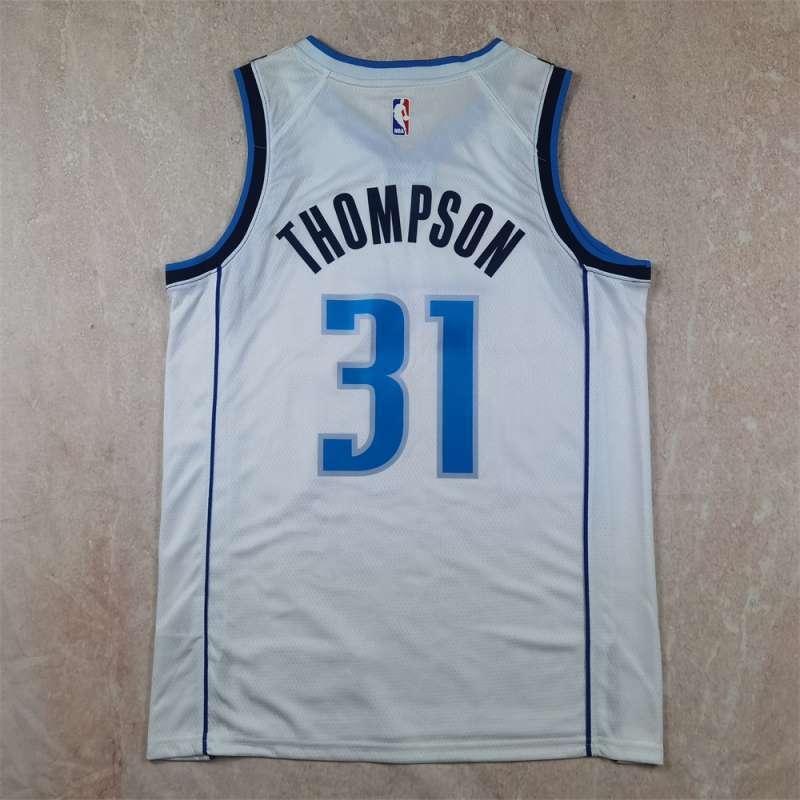 Dallas Mavericks #31 Klay Thompson Hot Press Mavericks 31 White s-xxl Style 1 Basketball Jersey basketball jersey product view 1