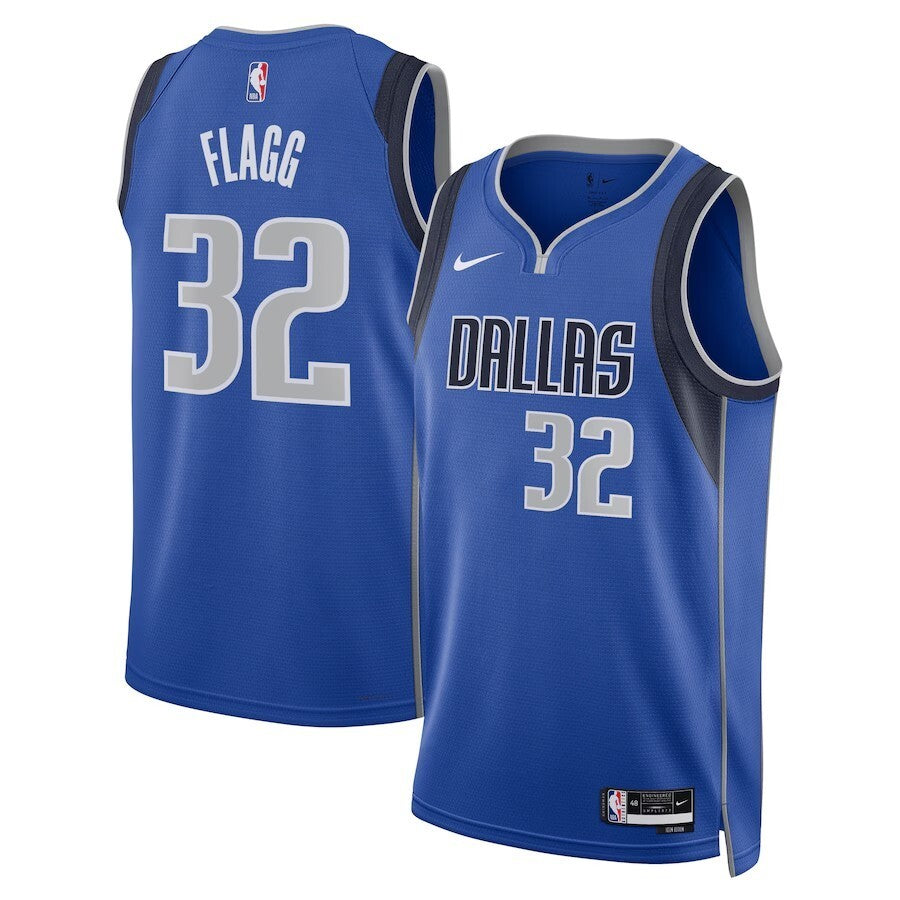 Dallas Mavericks #32 Cooper Flagg Unisex 2025 NBA Draft First Round Pick Swingman Jersey - Icon Edition - Blue basketball jersey product view 1