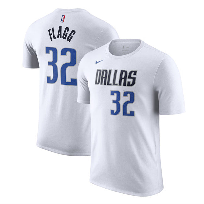 Dallas Mavericks #32 Cooper Flagg White 2025 Draft First Round Pick Association Basketball Jersey basketball jersey product view 1