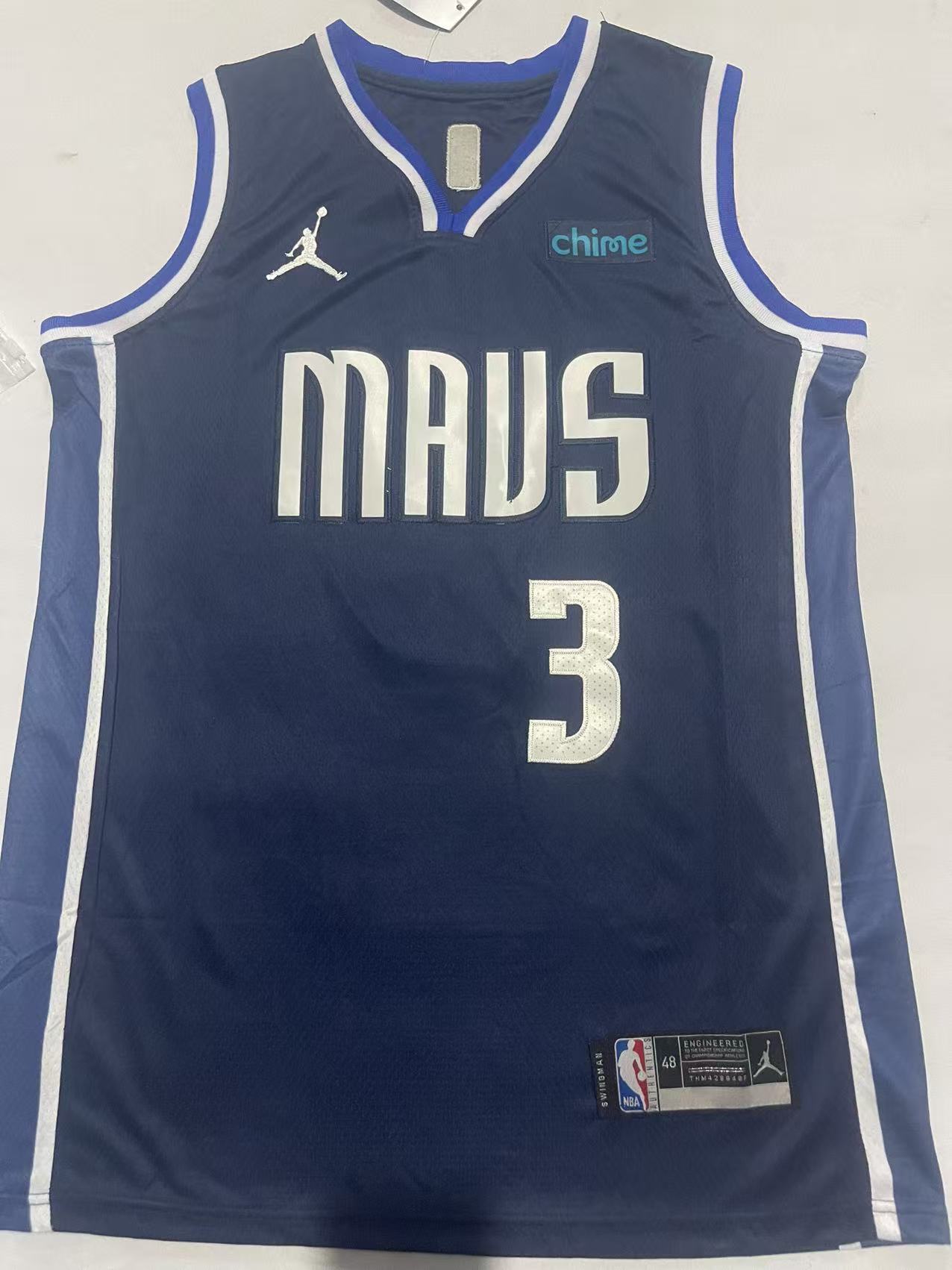 Dallas Mavericks #3 Anthony Davis Mavericks 3 # Navy Style 2 Basketball Jersey basketball jersey product view 1