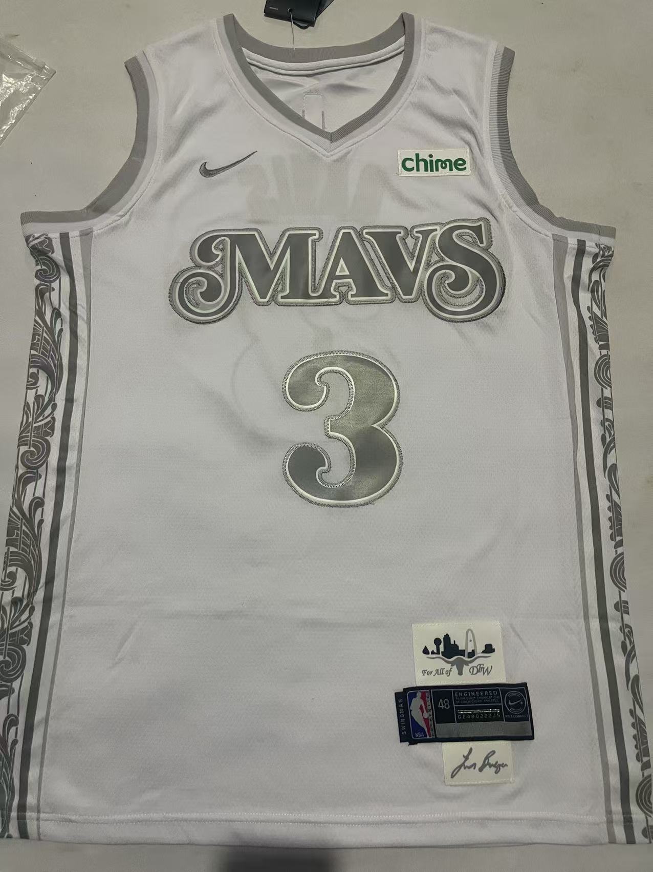 Dallas Mavericks #3 Anthony Davis Mavericks 3 # White Style 1 Basketball Jersey basketball jersey product view 1