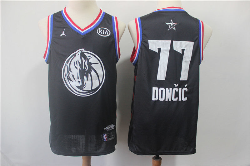 Dallas Mavericks #77 Luka Doncic Basketball Jersey basketball jersey product view 1