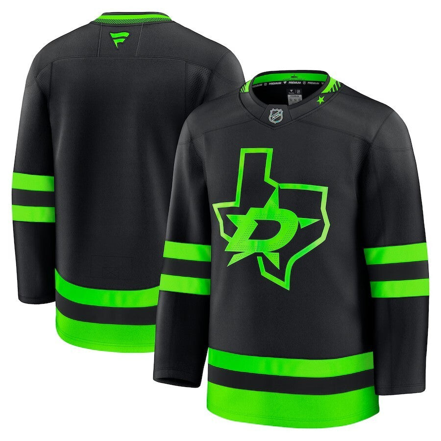 Dallas Stars Fanatics Alternate Premium Jersey - Black Hockey Jersey hockey jersey product view 1