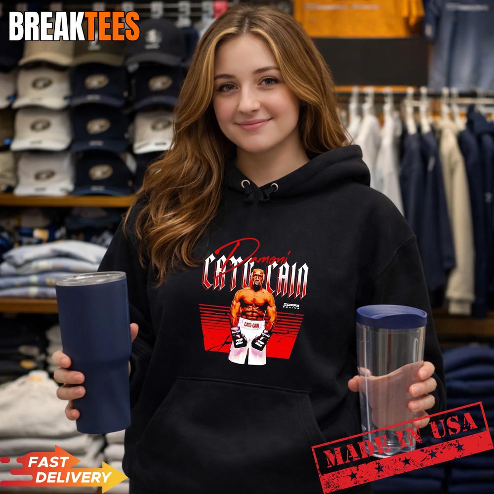 Damoni Cato-Cain Zuffa Boxing Fighter Name vintage - Adult & Kids T-Shirts, Sweatshirts & Hoodies apparel design preview 2
