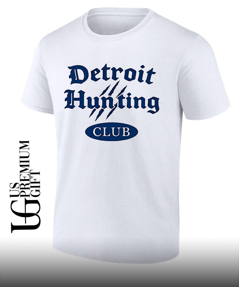Dan Campbell Detroit Hunting Club shirt Unisex T-shirt, Sweatshirt, Hoodie, Long Sleeve Tee - T-Shirt, Sweatshirt, Hoodie