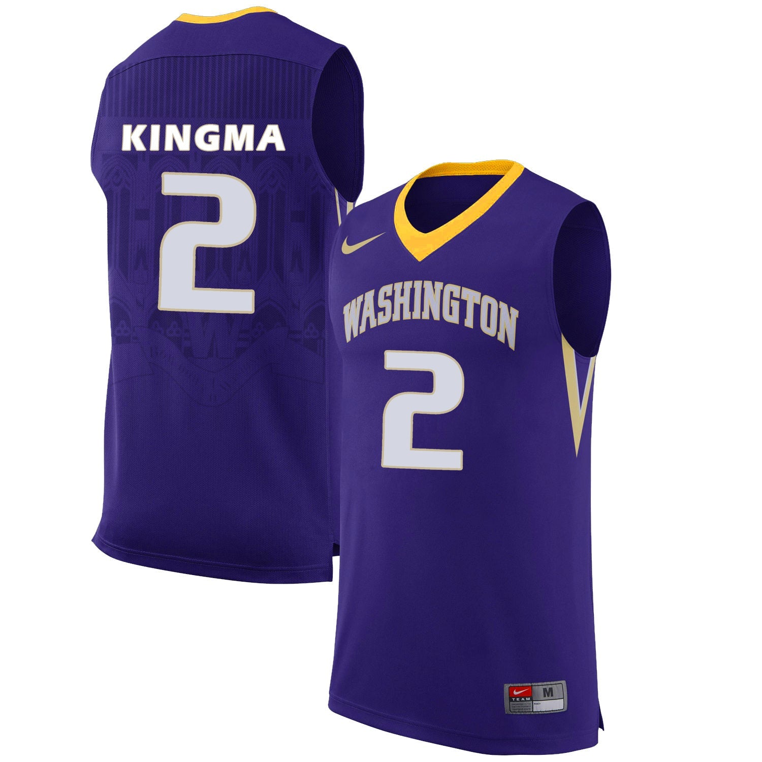 Dan Kingma 2 Purple 1 College Football Jersey football jersey product view 1