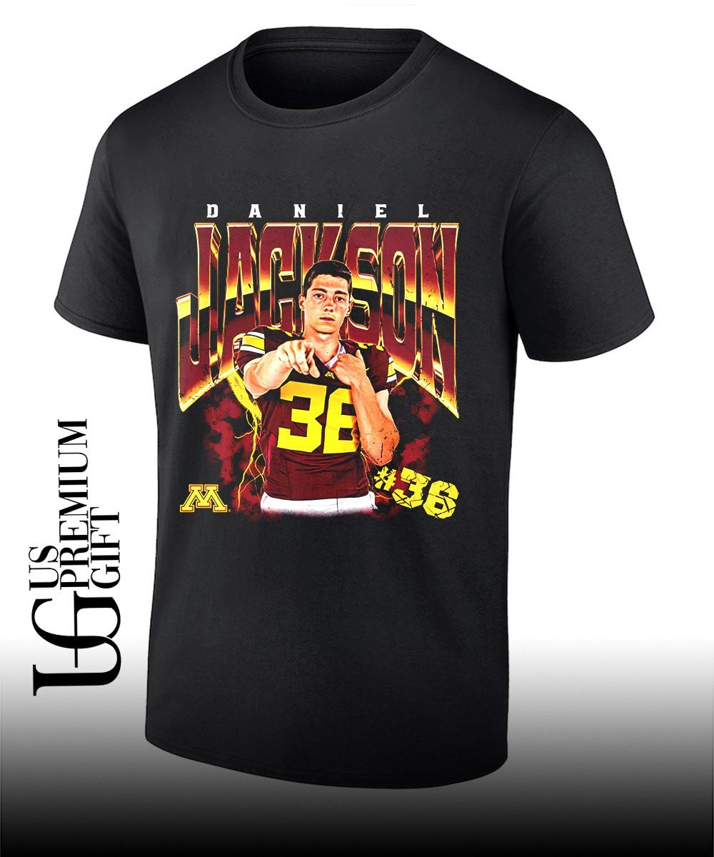 Daniel Jackson Minnesota Golden Gophers football graphic shirt Unisex T-shirt, Sweatshirt, Hoodie, Long Sleeve Tee - T-Shirt, Sweatshirt, Hoodie