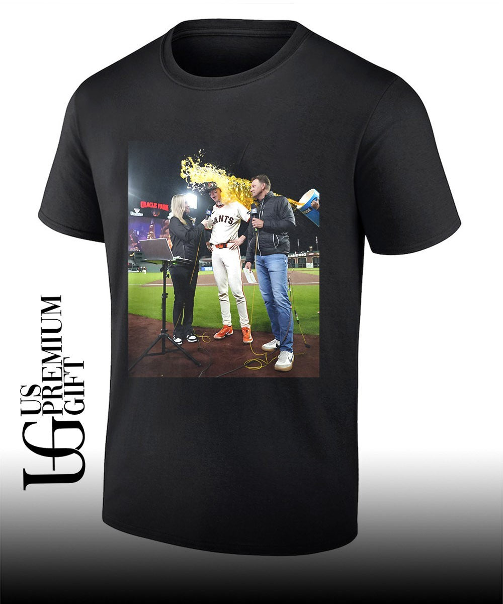 Daniel Susac San Francisco Giants baseball have water thrown celebration shirt Unisex T-shirt, Sweatshirt, Hoodie, Long Sleeve Tee - T-Shirt, Sweatshirt, Hoodie