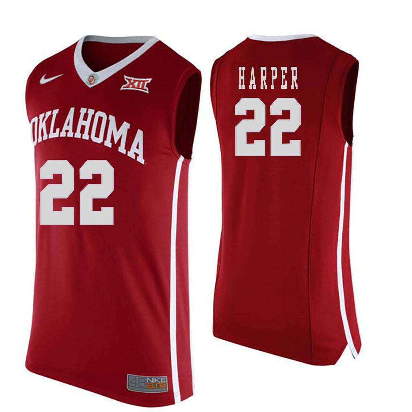 Daniel Harper 22 Red College Football Jersey football jersey product view 1
