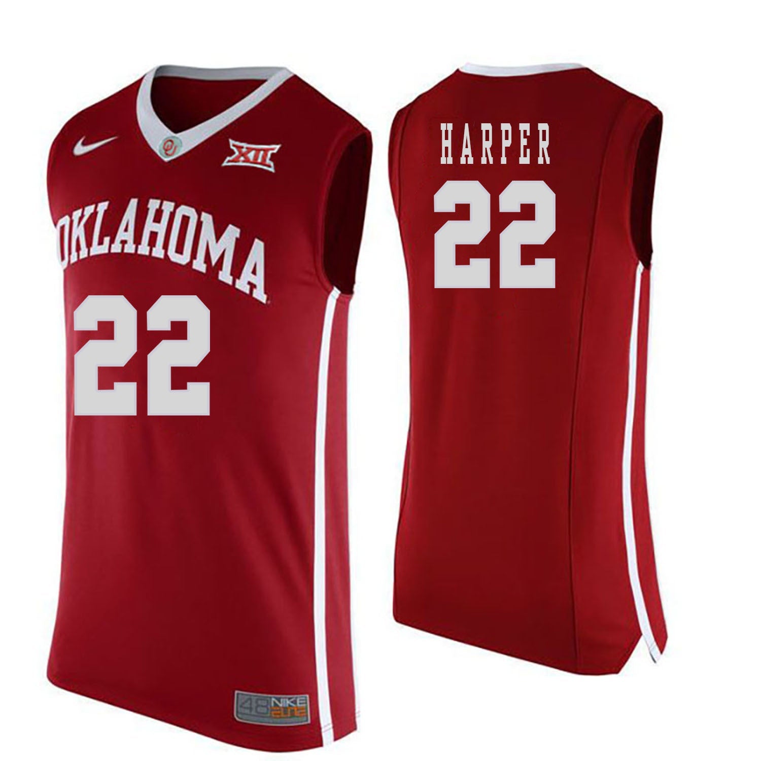 Daniel Harper 22 Red College Football Jersey football jersey product view 1