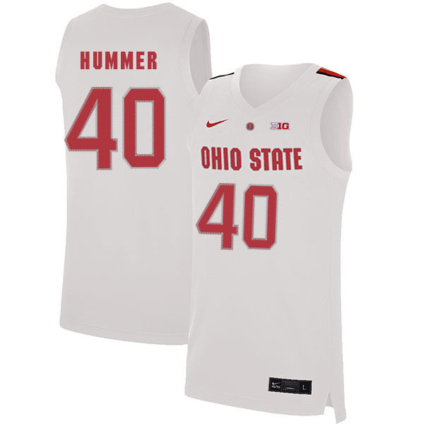 Danny Hummer 40 White College Football Jersey football jersey product view 1