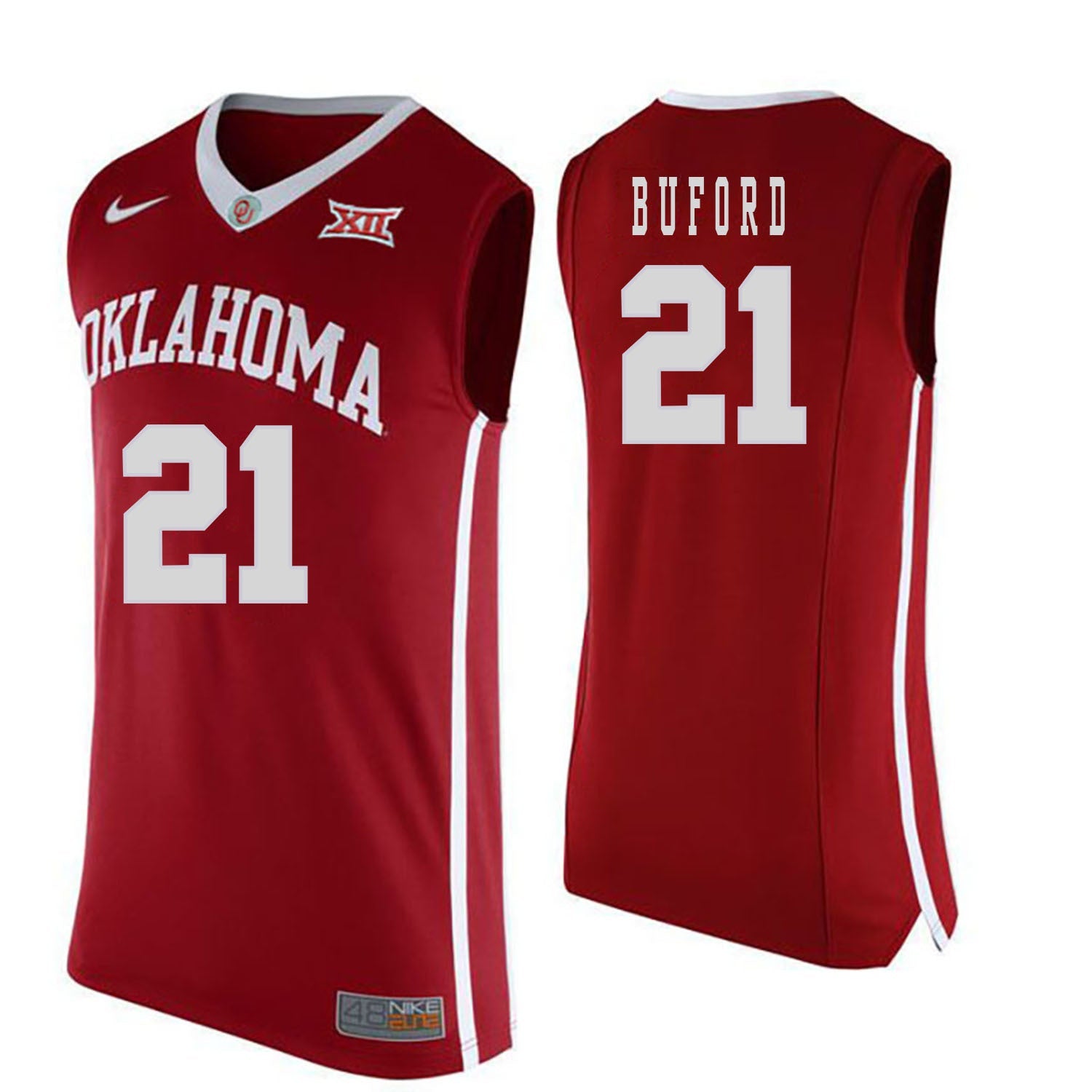 Dante Buford 21 Red College Football Jersey football jersey product view 1