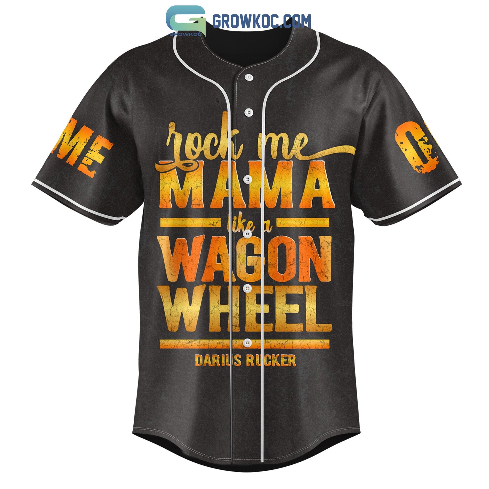 Darius Rucker Fires Don???t Start Themselves Starting Fire Tour Personalized Baseball Jersey baseball jersey product view 2