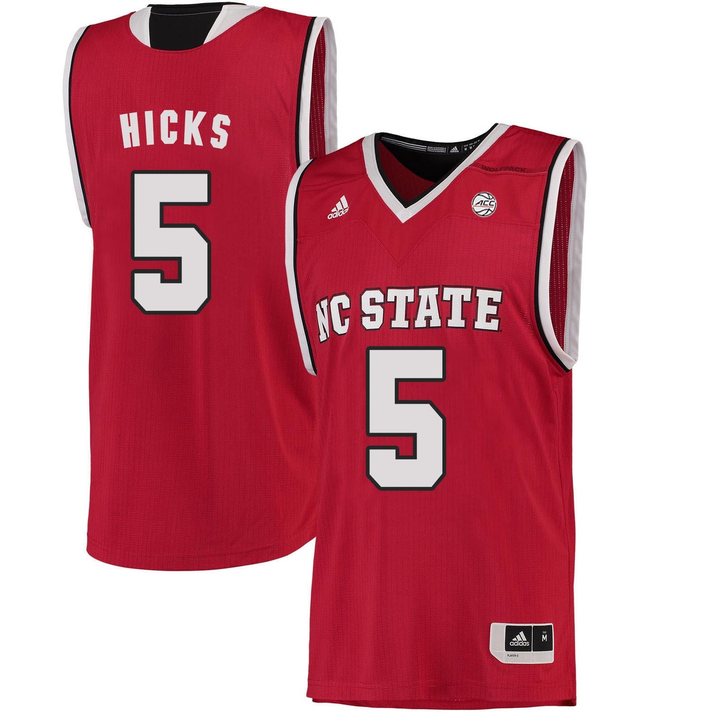Darius Hicks 5 Red College Football Jersey football jersey product view 1