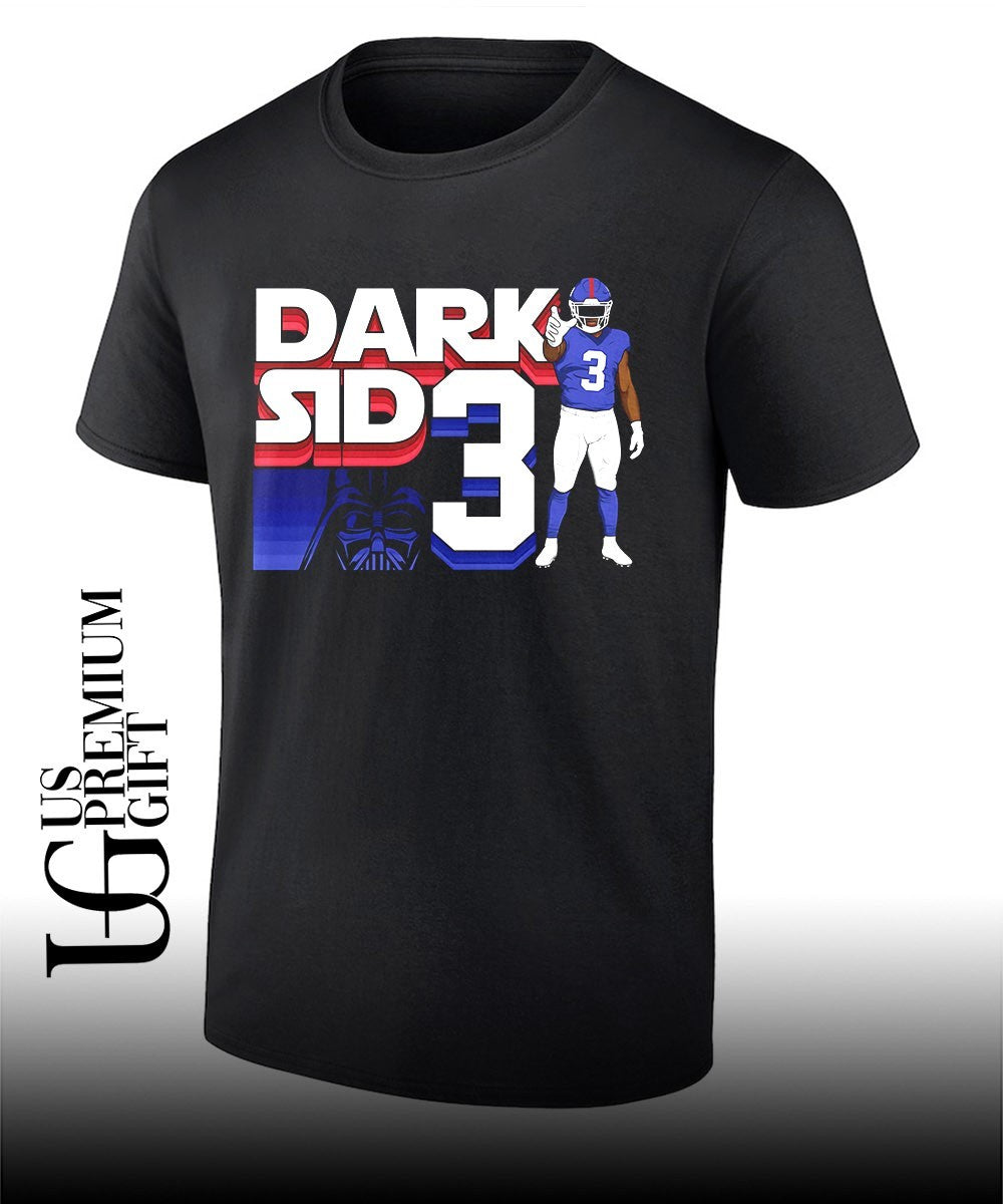 Dark Sid3 New York Giants Football shirt Unisex T-shirt, Sweatshirt, Hoodie, Long Sleeve Tee - T-Shirt, Sweatshirt, Hoodie