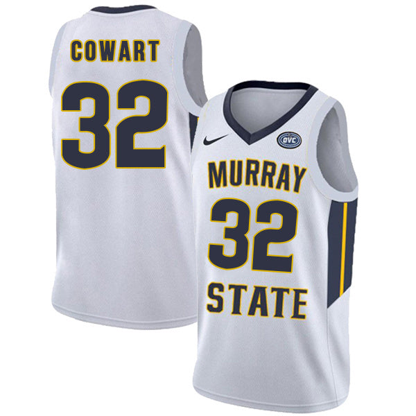 Darnell Cowart 32 White College Football Jersey football jersey product view 1