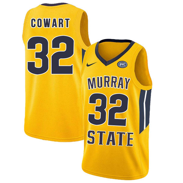 Darnell Cowart 32 Yellow College Football Jersey football jersey product view 1