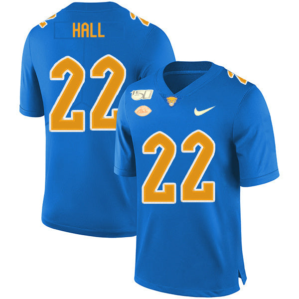 Darrin Hall 22 Blue College Football Jersey football jersey product view 1