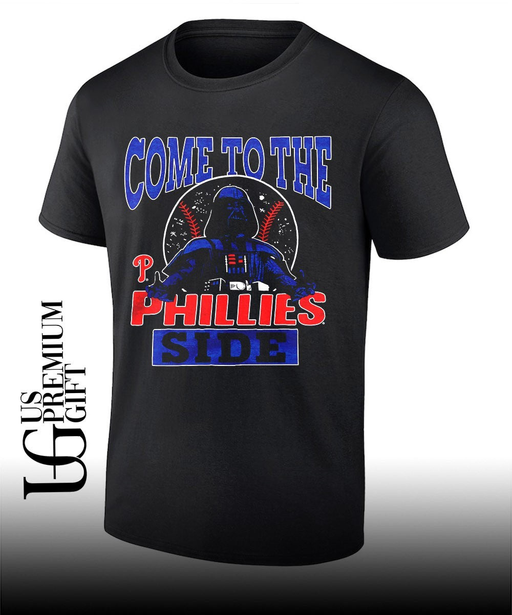 Darth Vader Philadelphia Phillies come to the Phillies side Vader shirt Unisex T-shirt, Sweatshirt, Hoodie, Long Sleeve Tee - T-Shirt, Sweatshirt, Hoodie