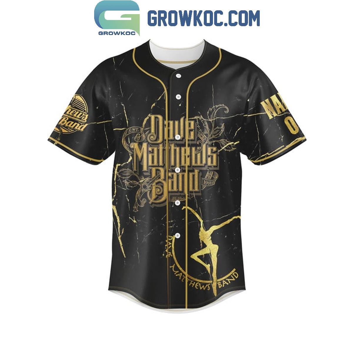 Dave Matthews Band 2024 Rock N’ Roll Hall Of Fame Personalized Baseball Jersey baseball jersey product view 2