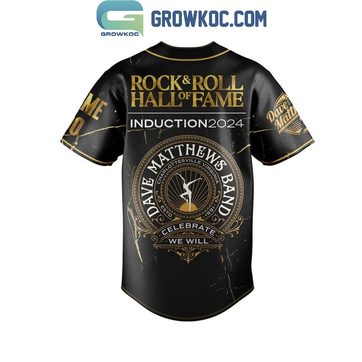 Dave Matthews Band 2024 Rock N’ Roll Hall Of Fame Personalized Baseball Jersey baseball jersey product view 3