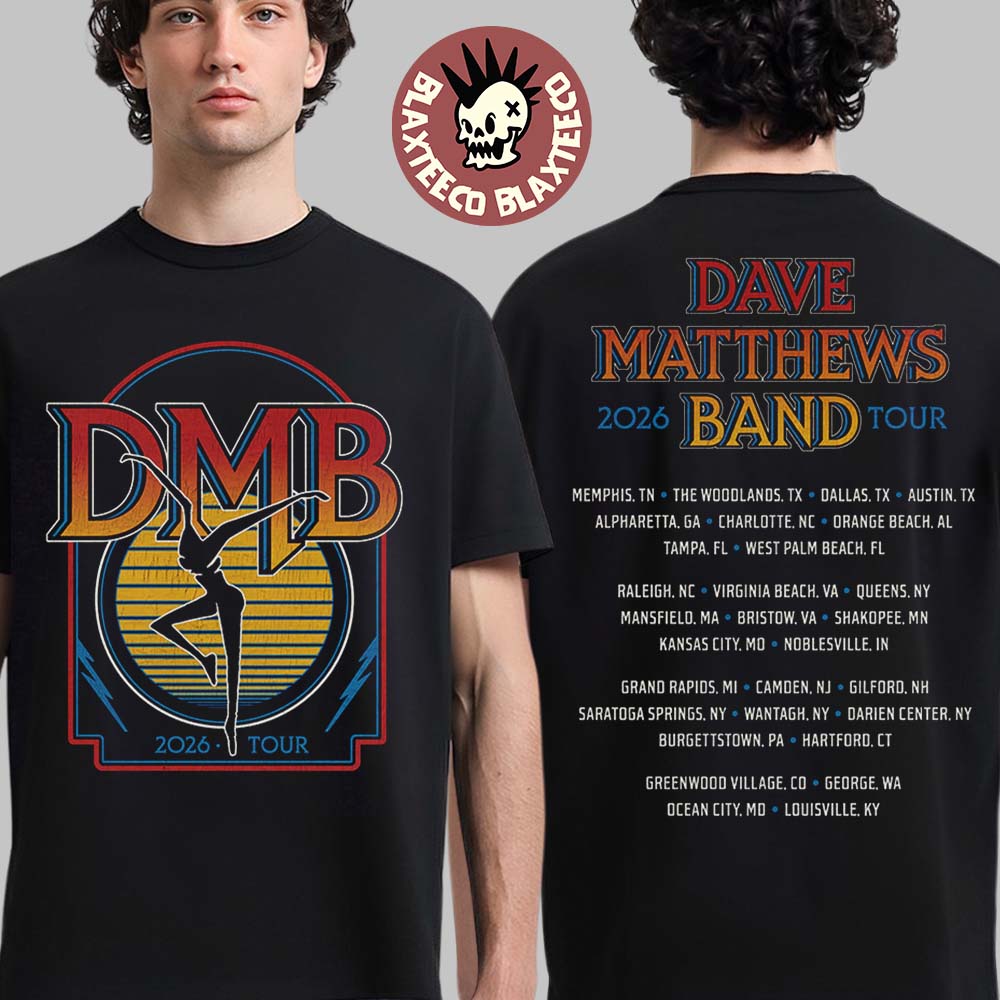 Dave Matthews Band 2026 North American Tour Merch Logo T-Shirt Unisex T-shirt, Sweatshirt, Hoodie, Long Sleeve Tee - T-Shirt, Sweatshirt, Hoodie