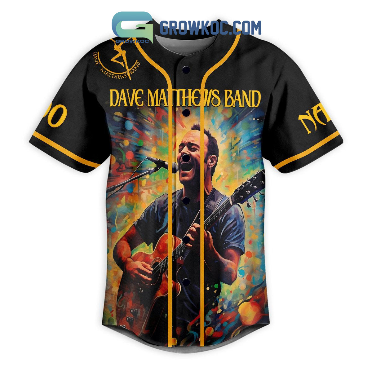 Dave Matthews Band I Will Go In This Way Personalized Baseball Jersey baseball jersey product view 3