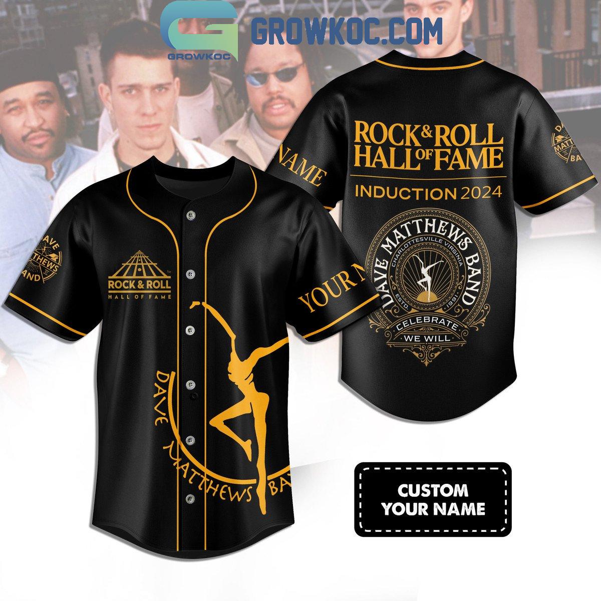 Dave Matthews Band Introduction Of Rock And Roll 2024 Personalized Baseball Jersey baseball jersey product view 1