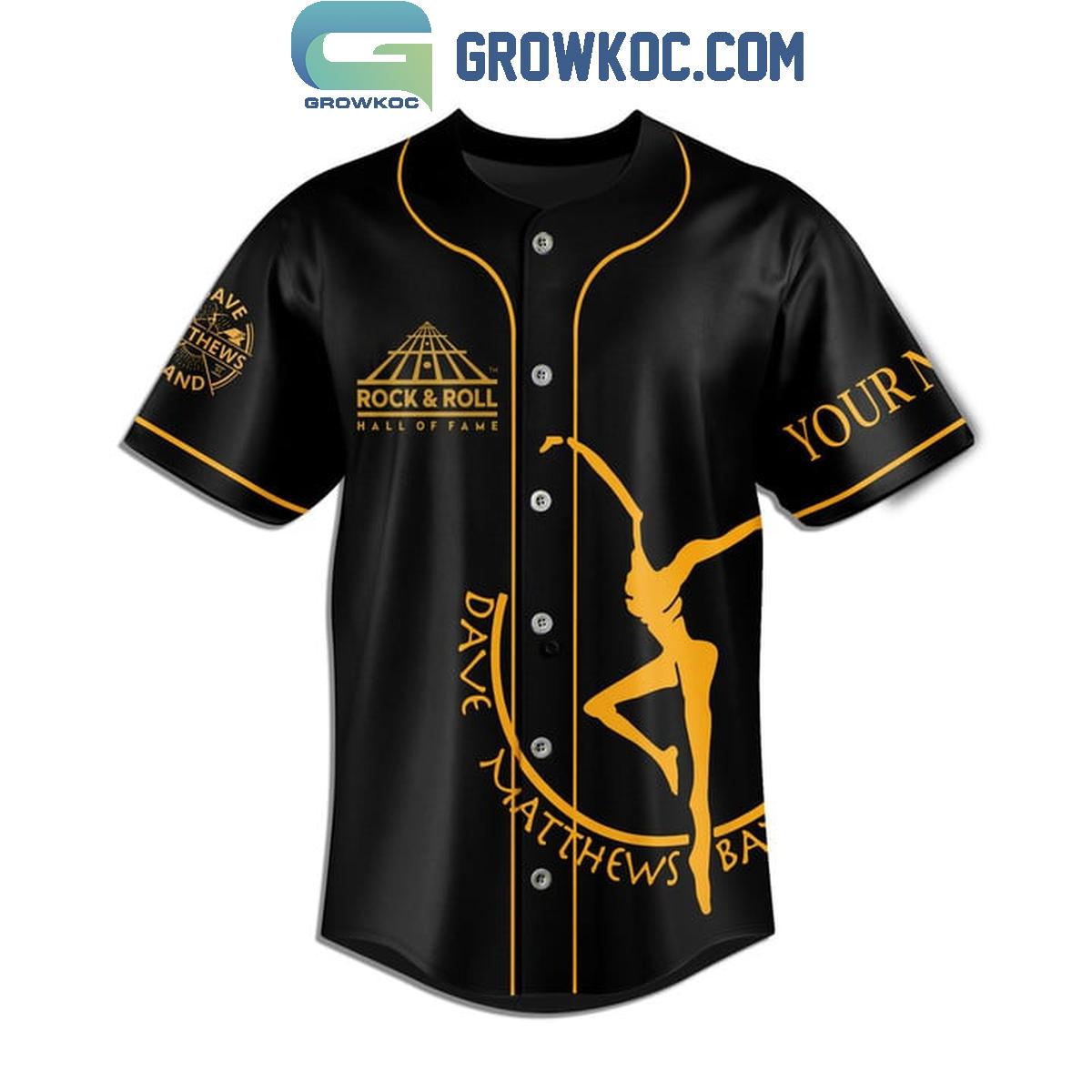 Dave Matthews Band Introduction Of Rock And Roll 2024 Personalized Baseball Jersey baseball jersey product view 2