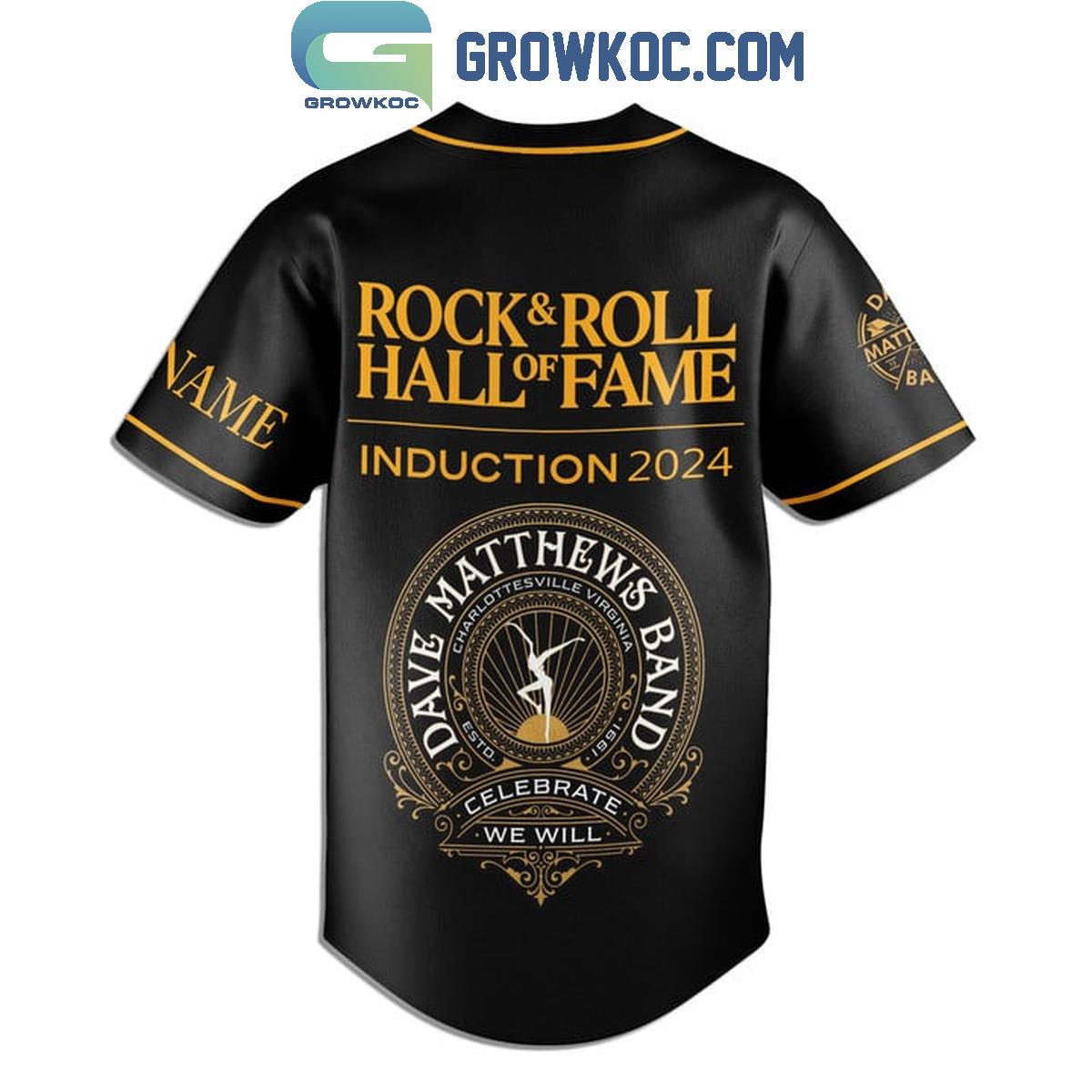 Dave Matthews Band Introduction Of Rock And Roll 2024 Personalized Baseball Jersey baseball jersey product view 3