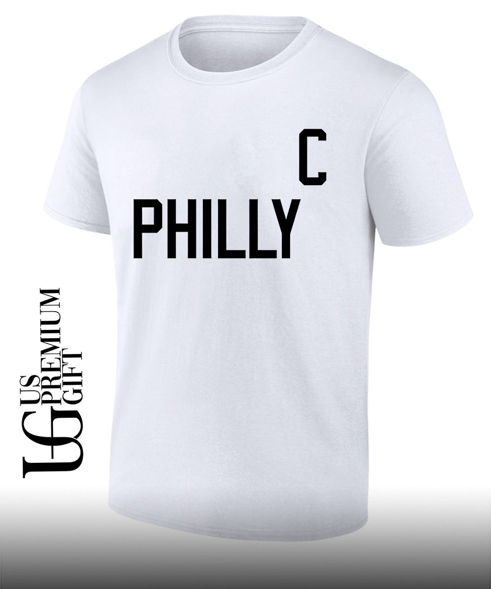 Dave Portnoy wearing PHILLY C shirt Unisex T-shirt, Sweatshirt, Hoodie, Long Sleeve Tee - T-Shirt, Sweatshirt, Hoodie