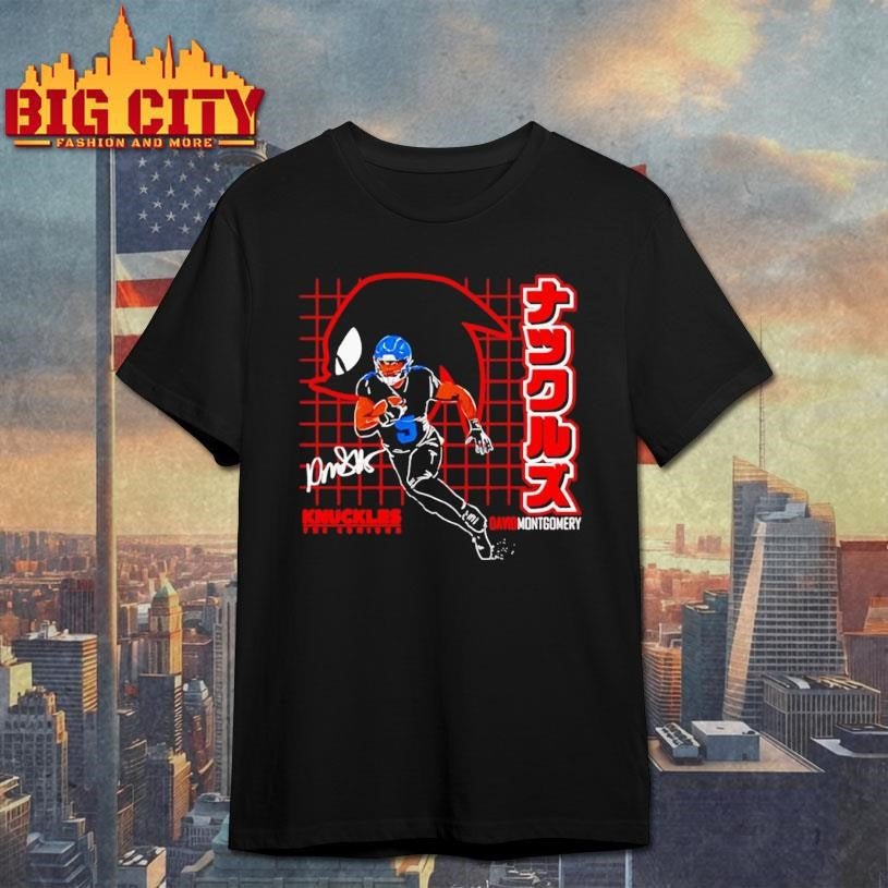 David Montgomery Knuckles The Echidna Shirt Unisex T-shirt, Sweatshirt, Hoodie, Long Sleeve Tee - T-Shirt, Sweatshirt, Hoodie