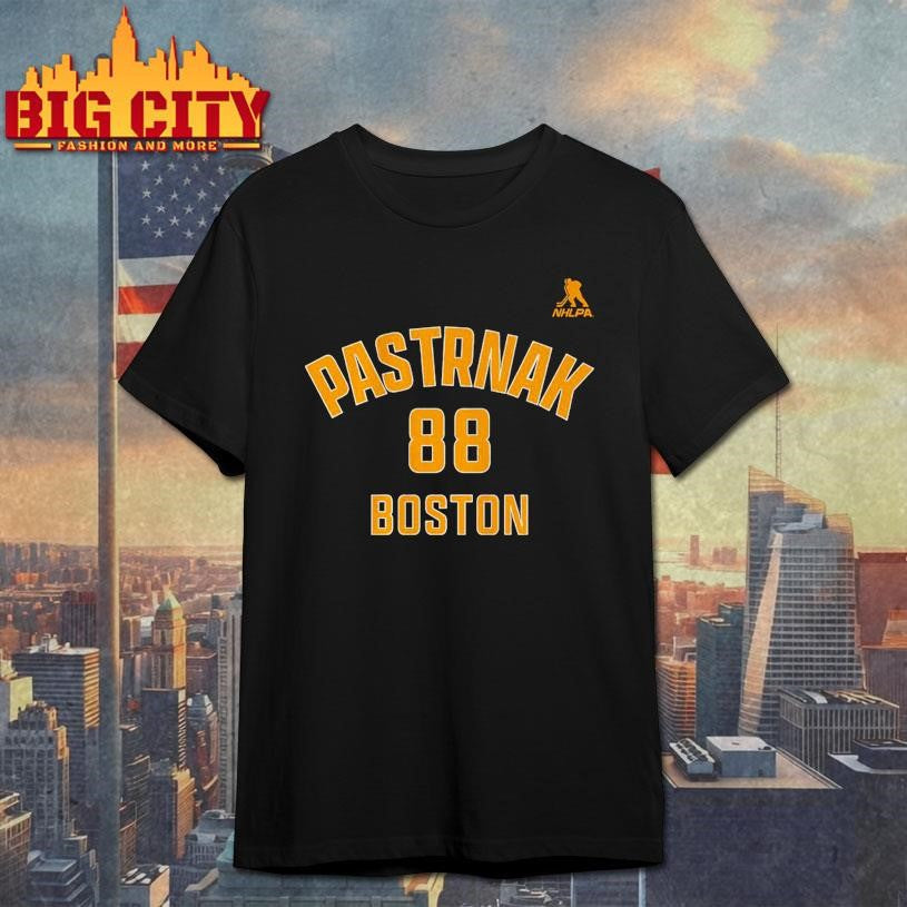David Pastrnak #88 Boston Name &amp; Number Shirt Unisex T-shirt, Sweatshirt, Hoodie, Long Sleeve Tee - T-Shirt, Sweatshirt, Hoodie
