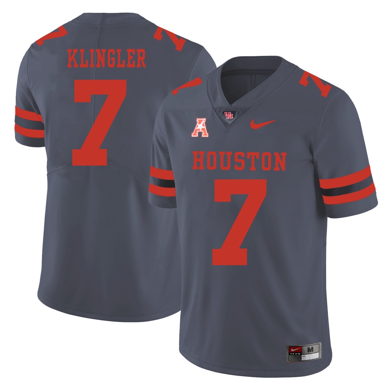 David Klingler 7 Gray College Football Jersey football jersey product view 1