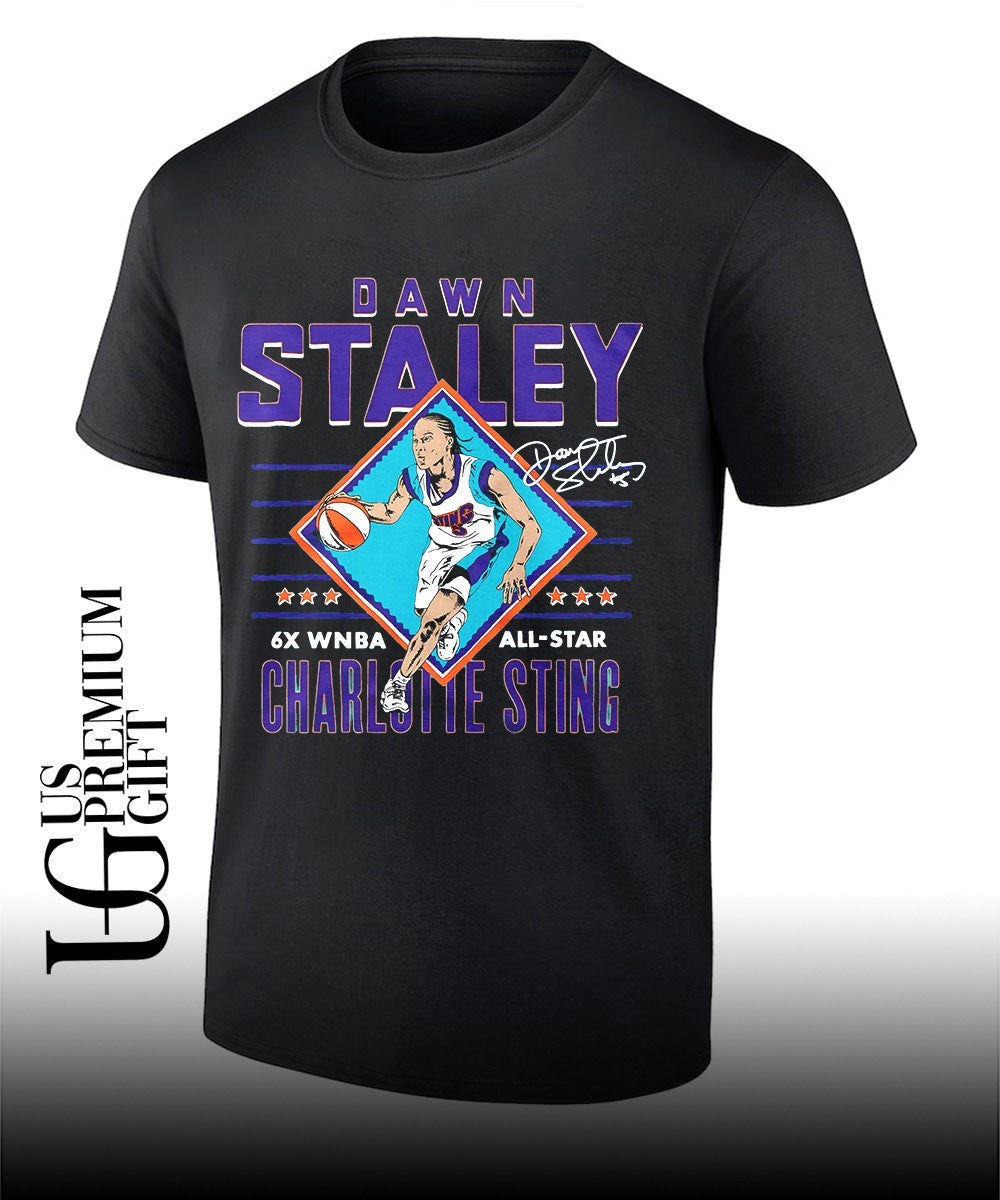 Dawn Staley Charlotte Sting 6X WNBA All Star signature shirt Unisex T-shirt, Sweatshirt, Hoodie, Long Sleeve Tee - T-Shirt, Sweatshirt, Hoodie