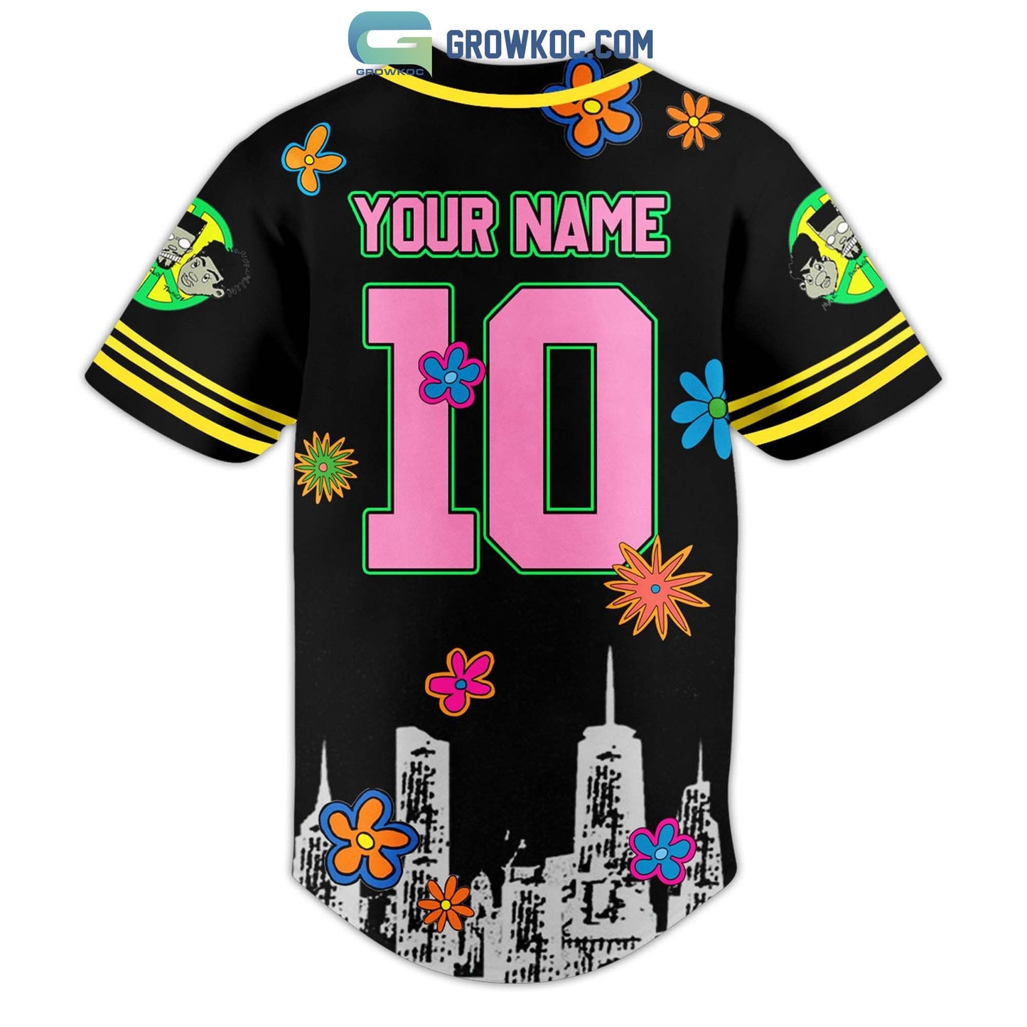 De La Soul Personalized Baseball Jersey baseball jersey product view 3