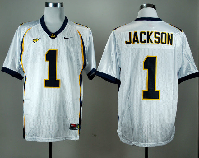 DeSean Jackson 1 White College Football Jersey football jersey product view 1
