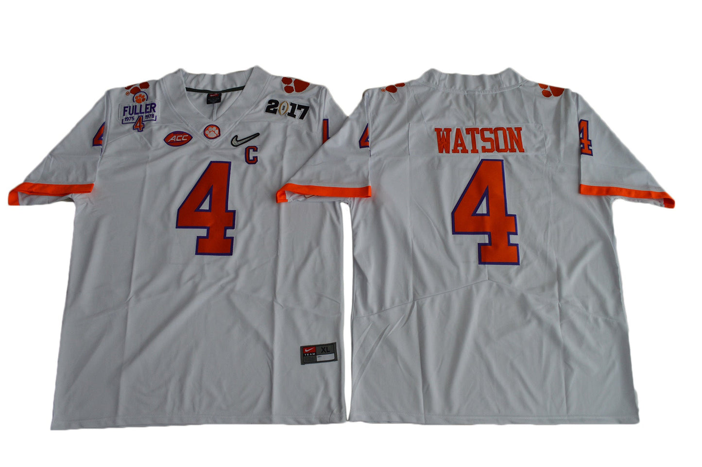 DeShaun Watson 4 Diamond Edition 2017 White College Football Jersey football jersey product view 1