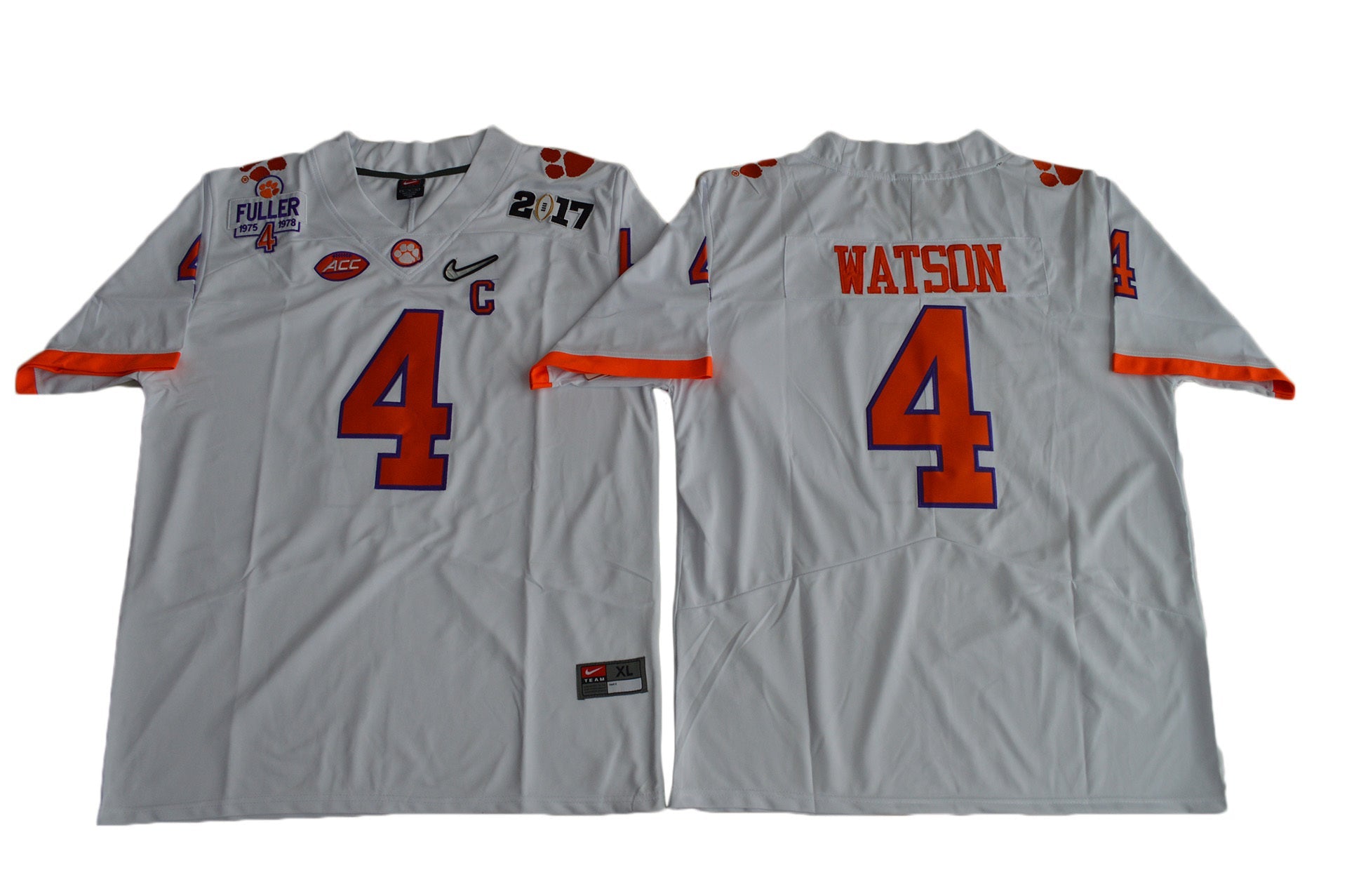 DeShaun Watson 4 Diamond Edition 2017 White College Football Jersey football jersey product view 1