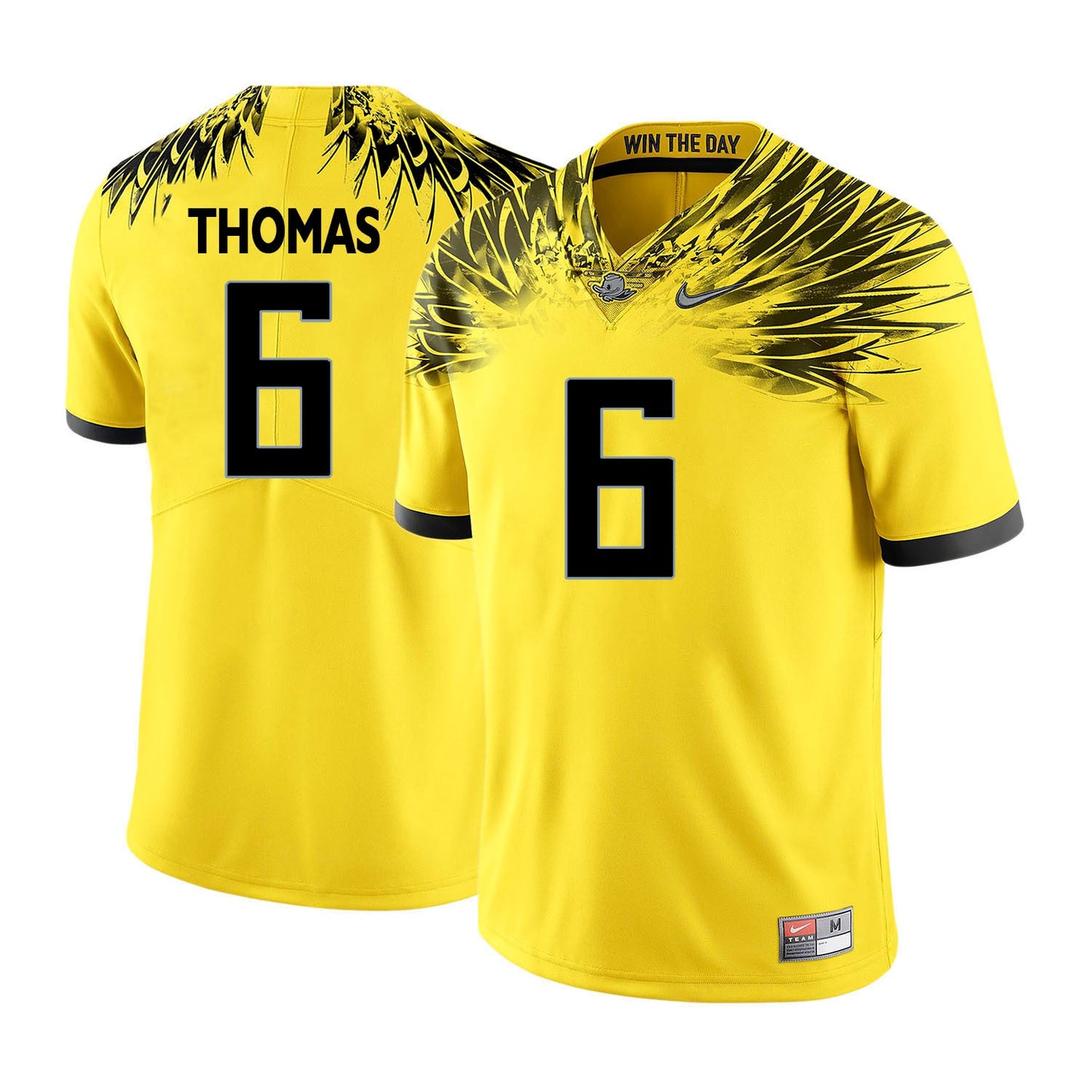 De'Anthony Thomas 6 Yellow College Football Jersey football jersey product view 1