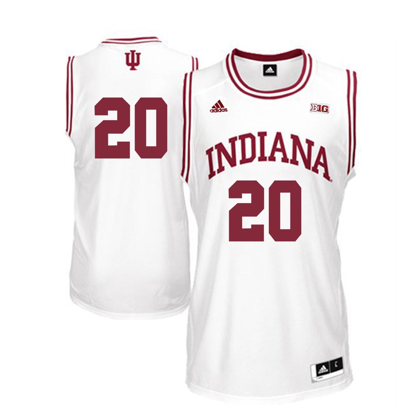 De'Ron Davis 20 White College Football Jersey football jersey product view 1