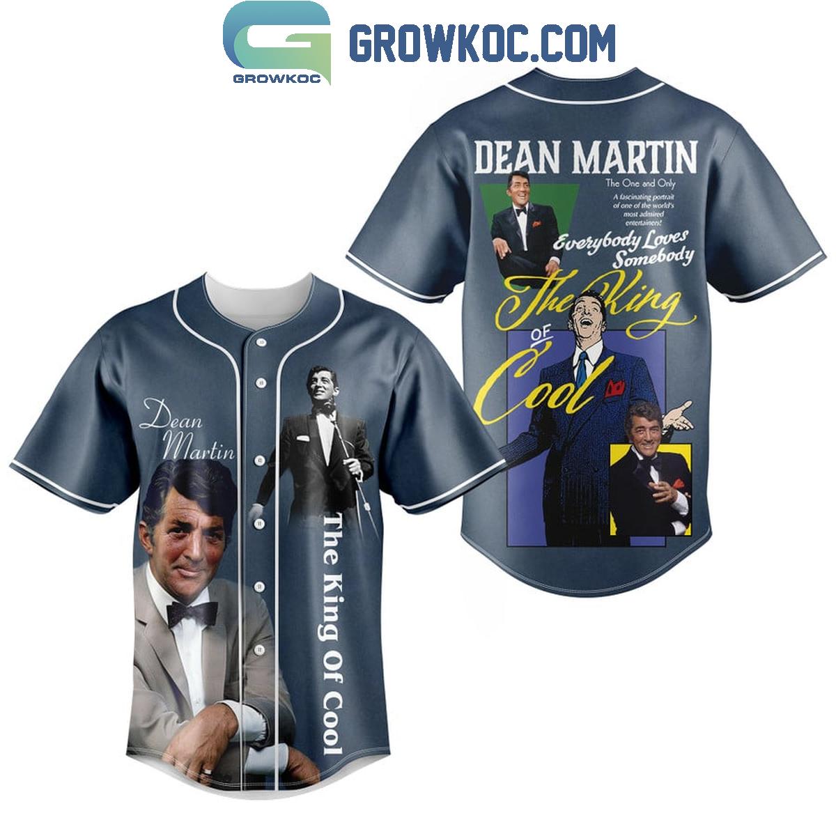 Dean Martin The One And Only The King Of Cool Baseball Jersey baseball jersey product view 1